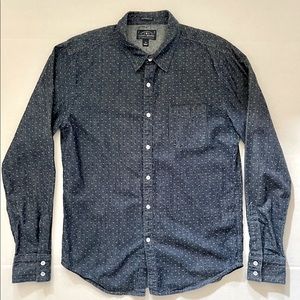 Lucky Brand Chambray Button Long Sleeve Shirt